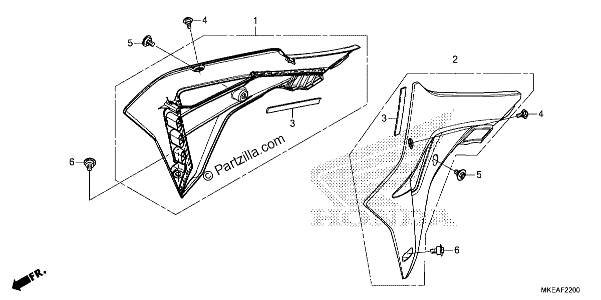 Diagrama de RADIATOR SHROUD