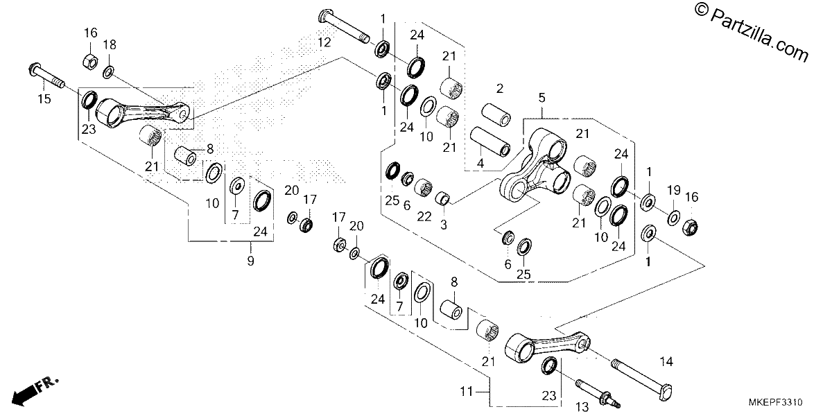 Diagrama de CUSHION ARM