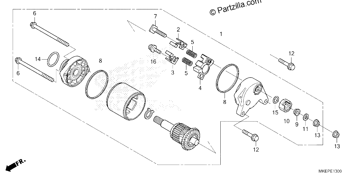 Diagrama de STARTING MOTOR