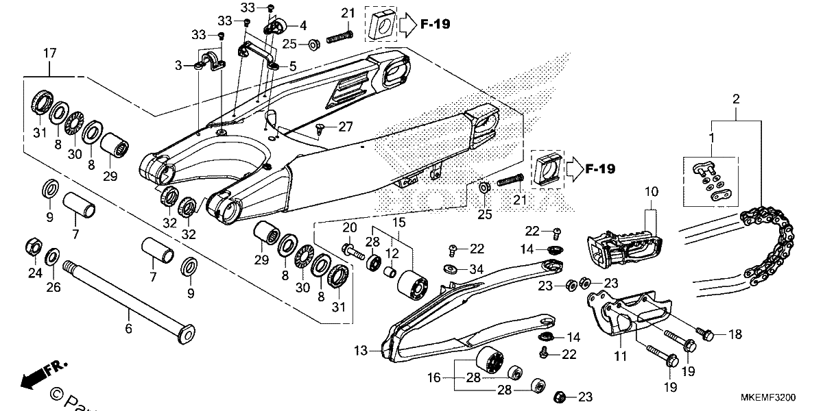 Diagrama de SWINGARM
