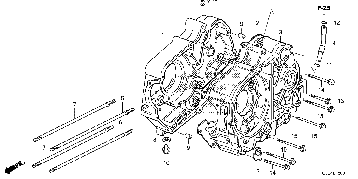 Diagrama de CRANKCASE