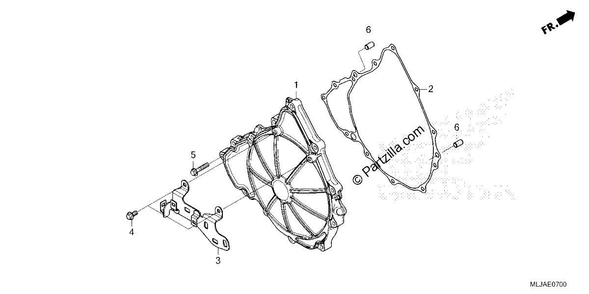 Diagrama de CLUTCH COVER