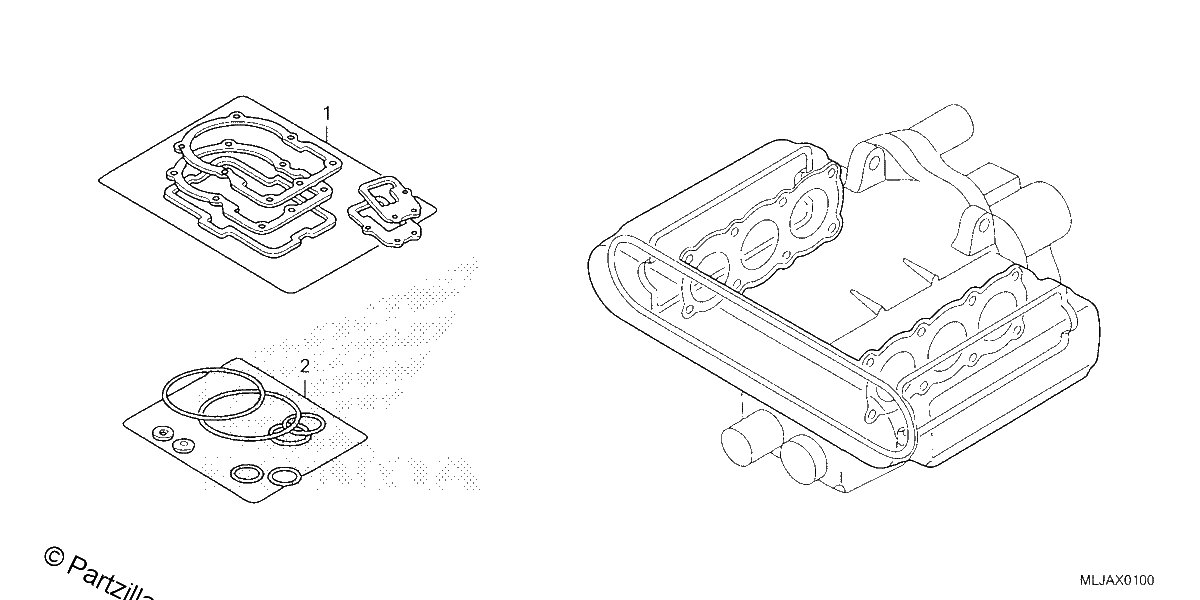 Diagrama de GASKET KIT A