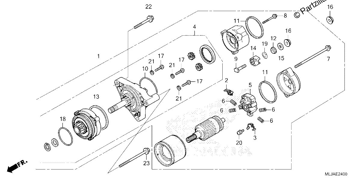 Diagrama de REVERSE MOTOR