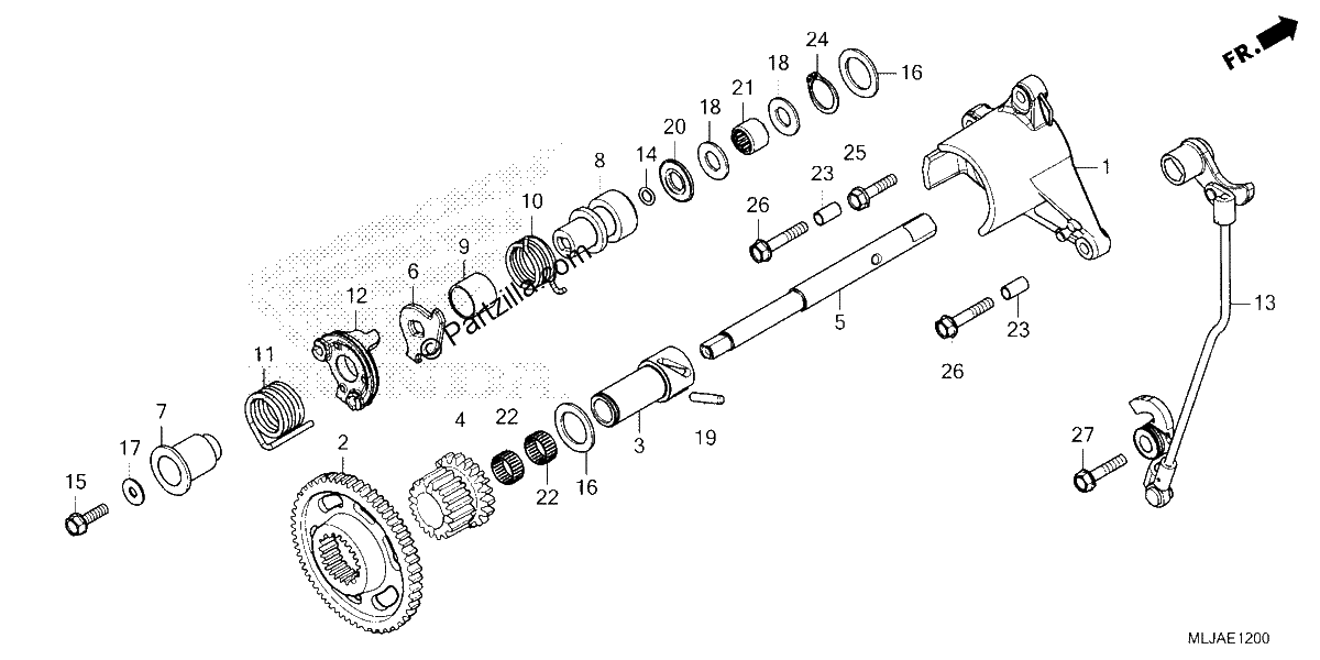Diagrama de REVERSE GEAR
