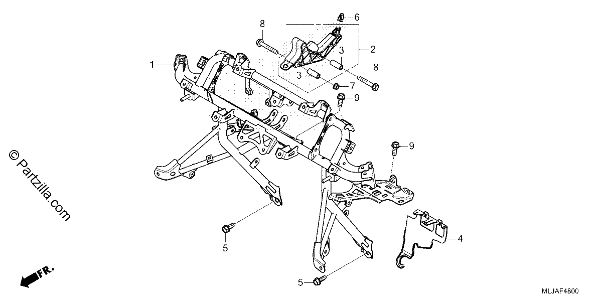 Diagrama de COWL STAY