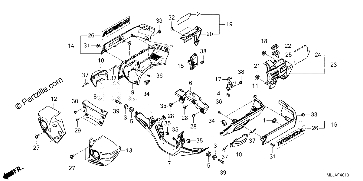 Diagrama de ENGINE COVER