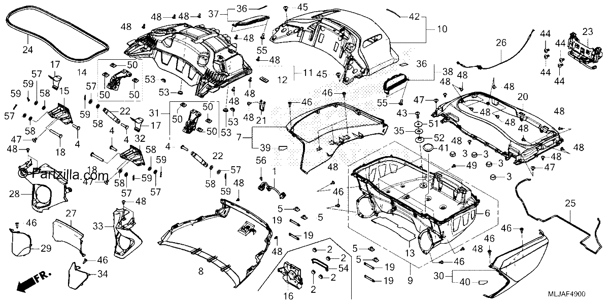 Diagrama de TRUNK BOX