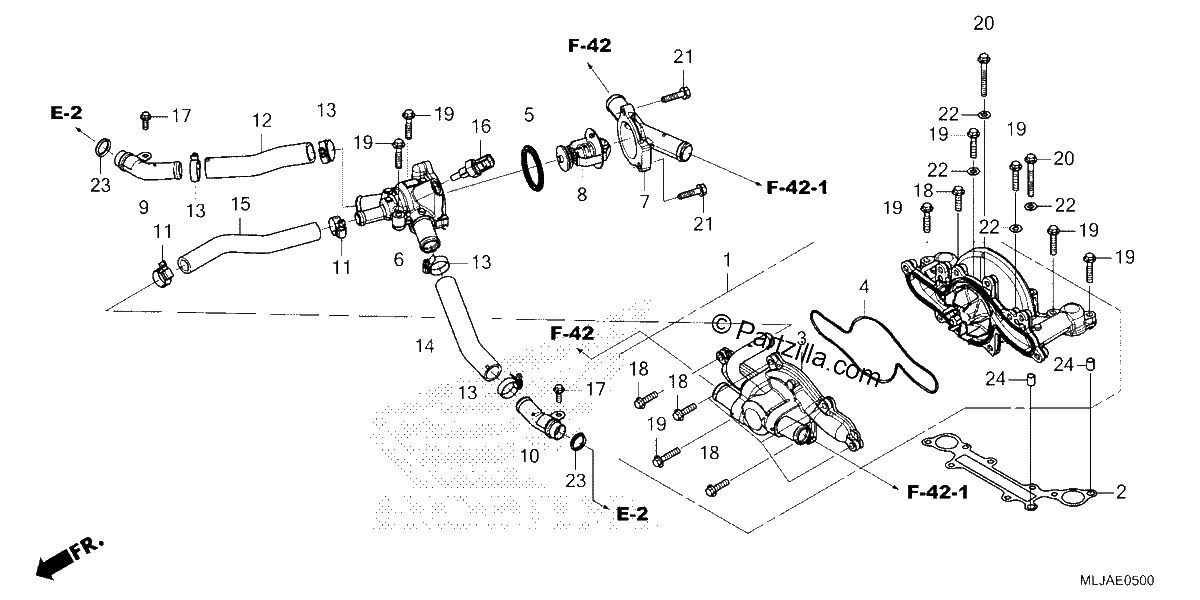 Diagrama de WATER PUMP