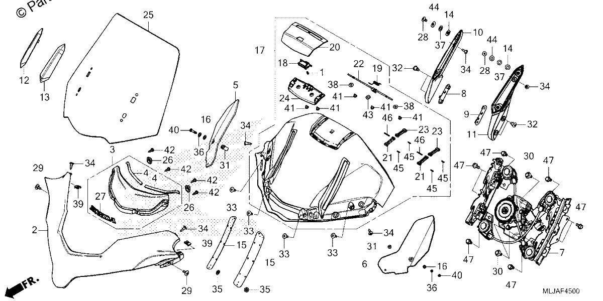 Diagrama de WINDSCREEN