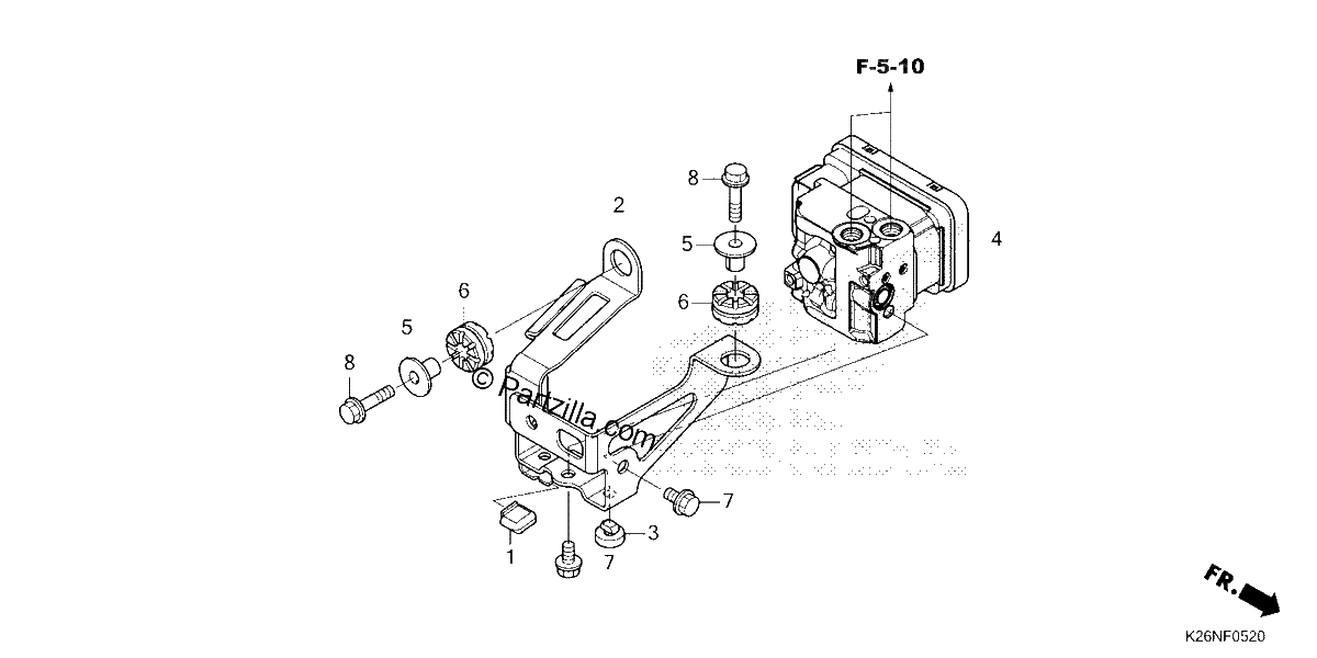 Diagrama de ABS MODULATOR