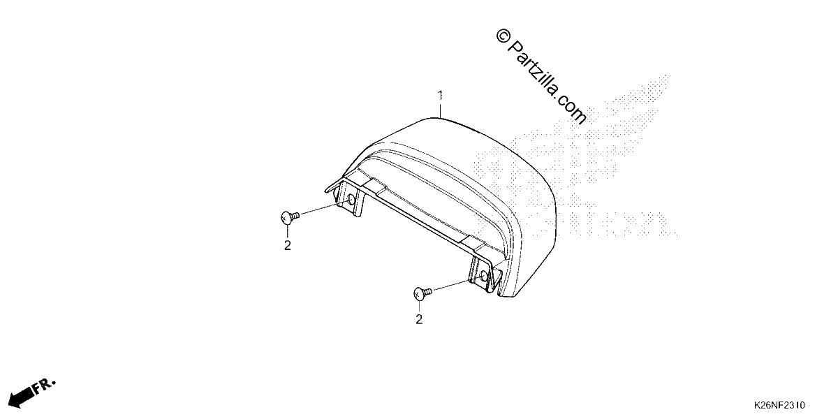 Diagrama de REAR COWL