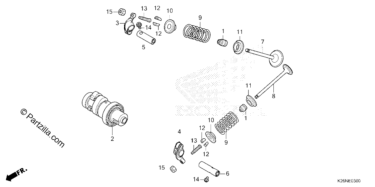 Diagrama de CAMSHAFT VALVE