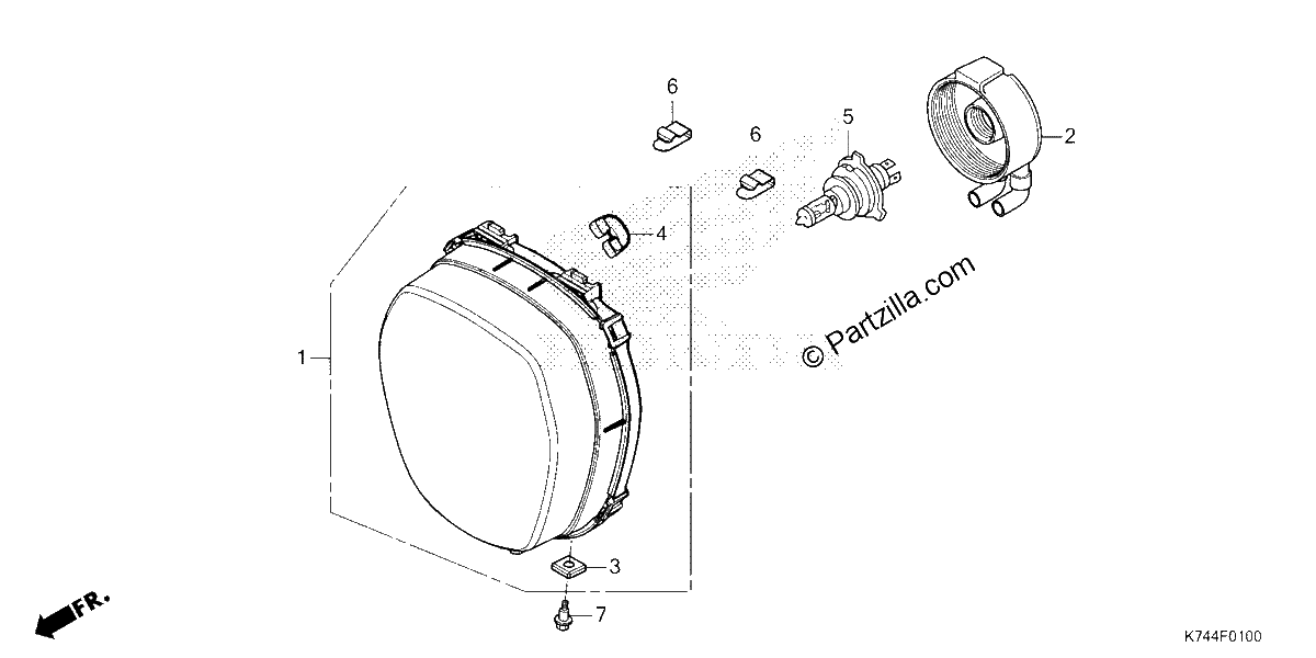 Diagrama de HEADLIGHT