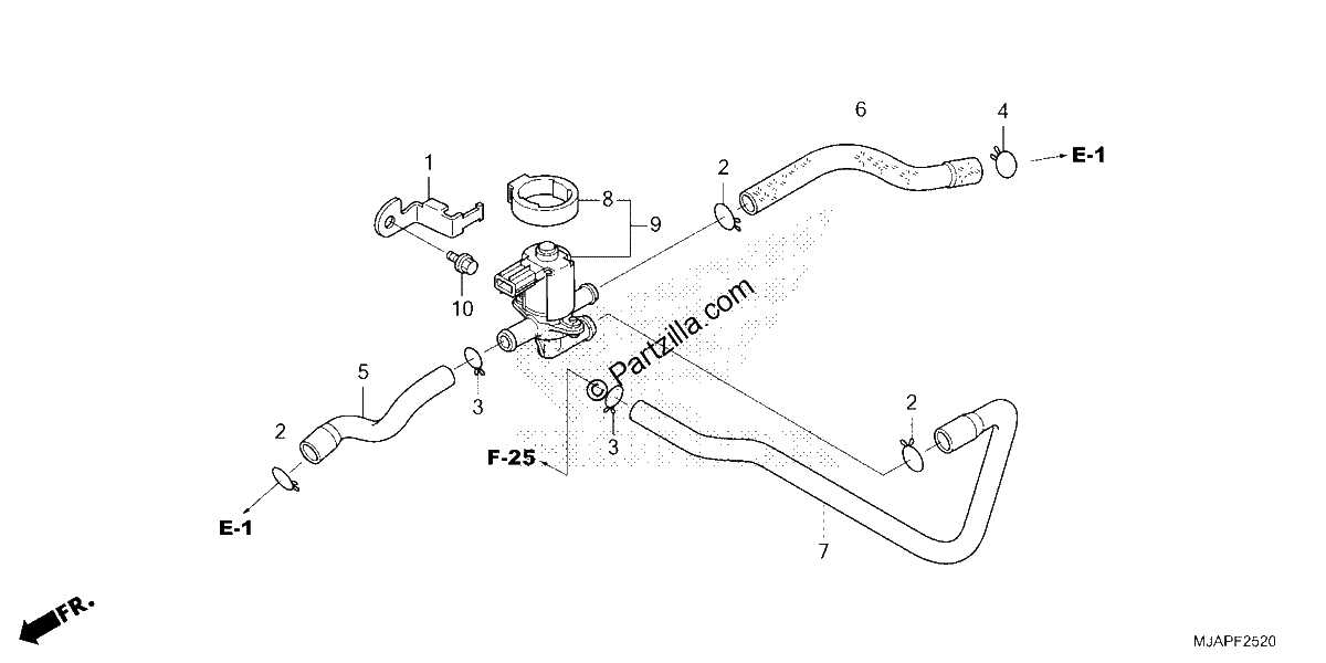 Diagrama de AIR INJECTION VALVE