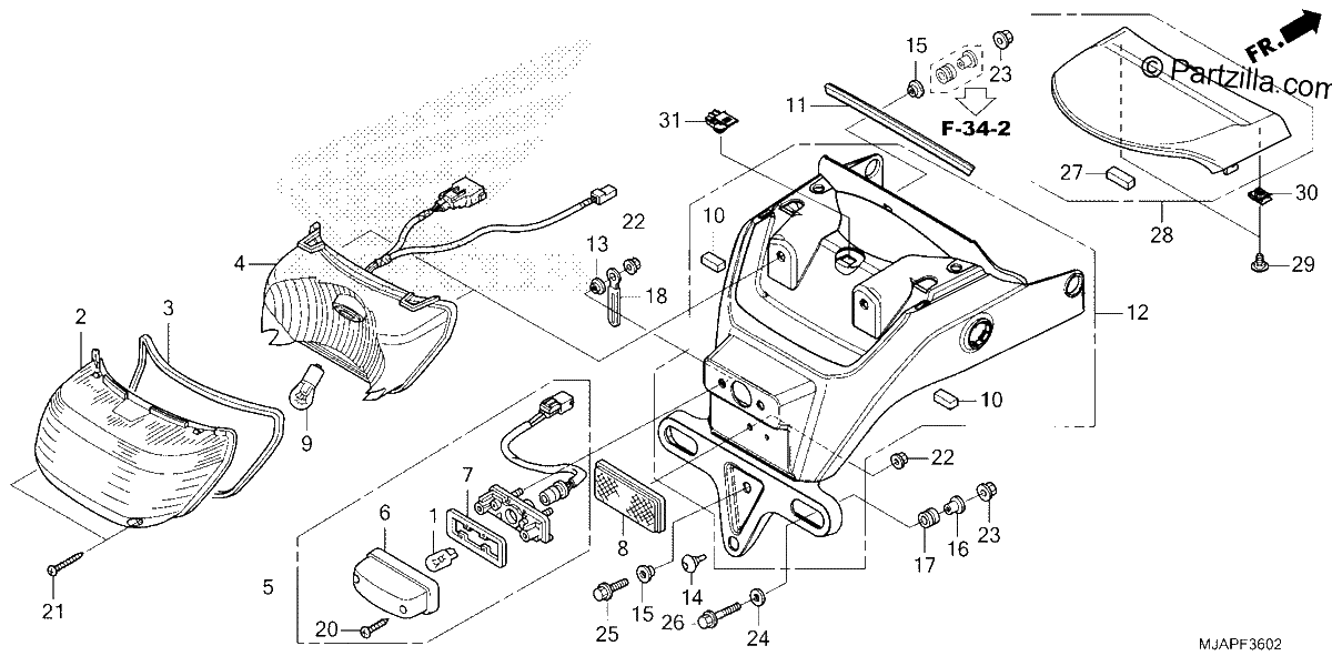 Diagrama de TAILLIGHT 3