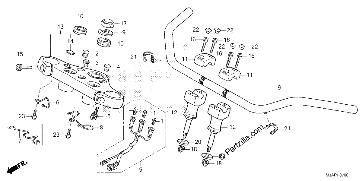 Diagrama de HANDLEBAR 1