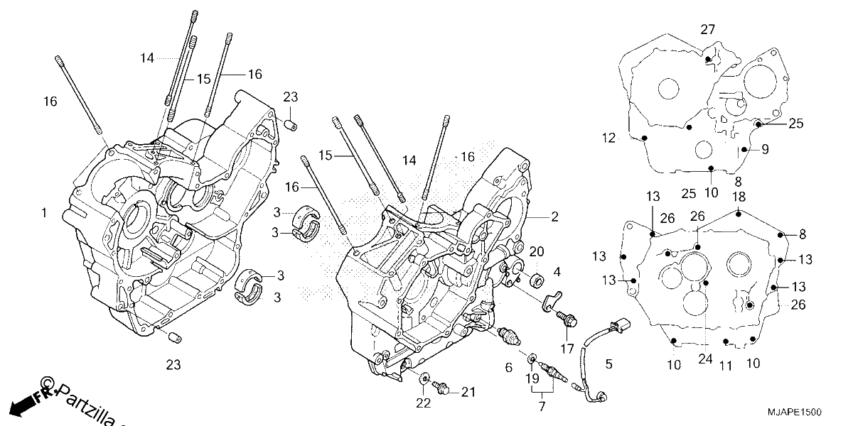 Diagrama de CRANKCASE