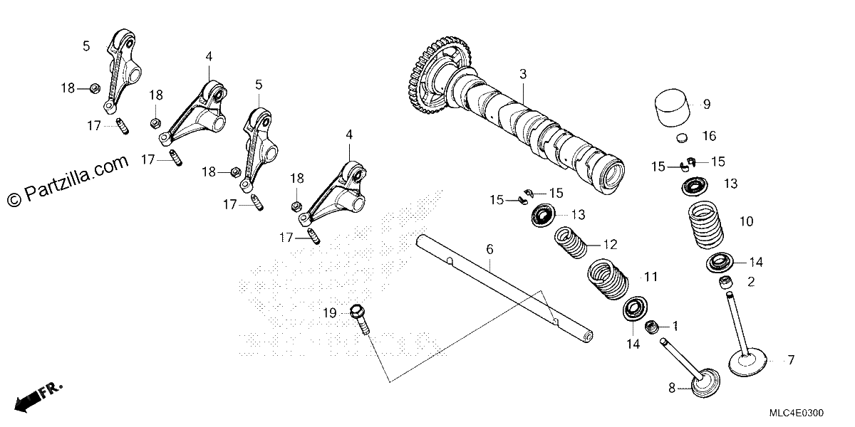 Diagrama de CAMSHAFT VALVE