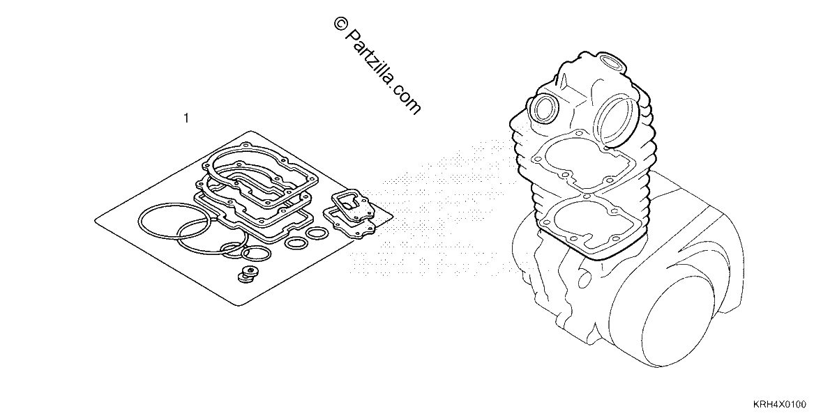 Diagrama de GASKET KIT A