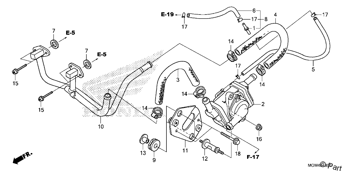 Diagrama de AIR INJECTION CONTROL VALVE