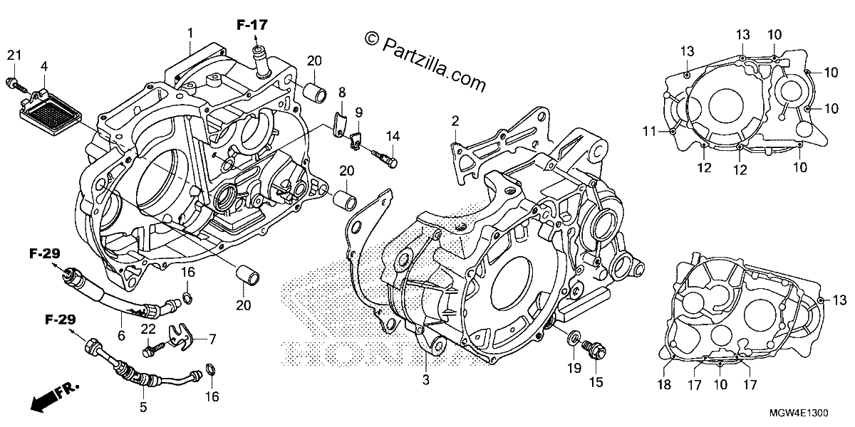 Diagrama de CRANKCASE