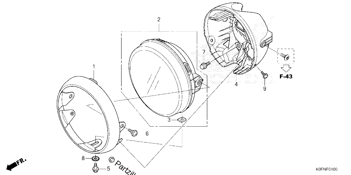 Diagrama de HEADLIGHT