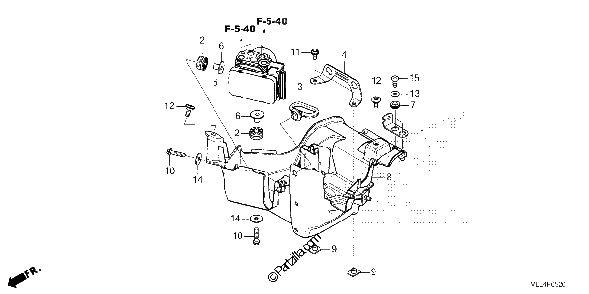 Diagrama de ABS MODULATOR