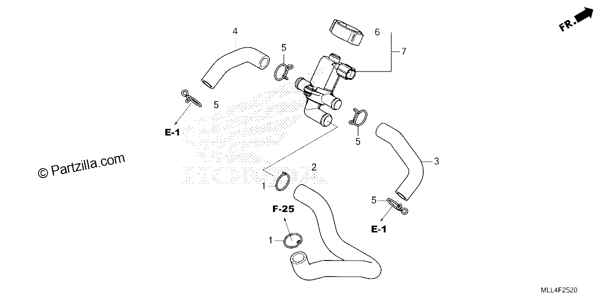 Diagrama de AIR INJECTION VALVE