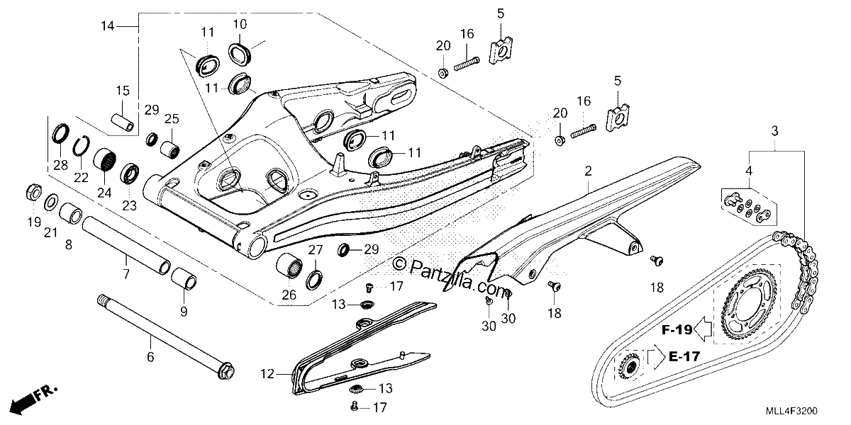 Diagrama de SWINGARM