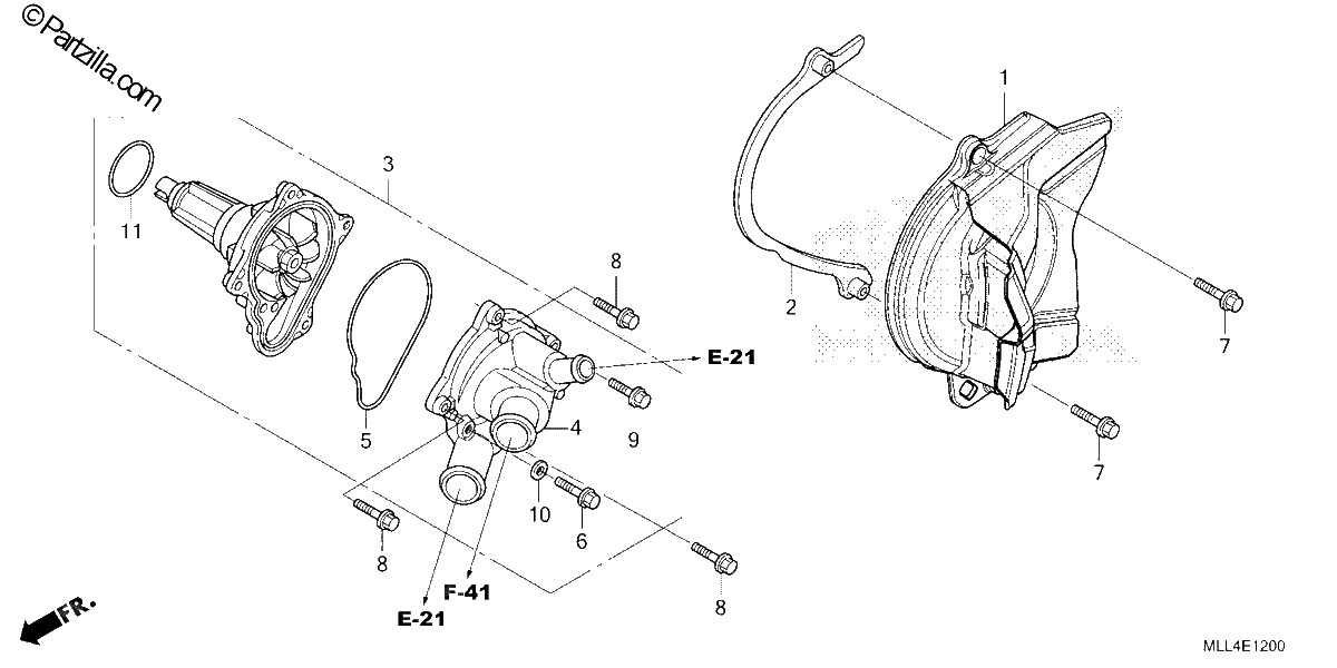 Diagrama de WATER PUMP