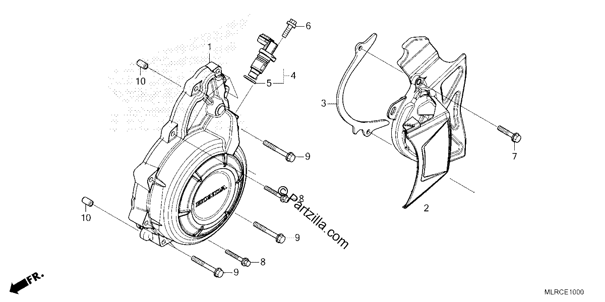 Diagrama de ALTERNATOR COVER