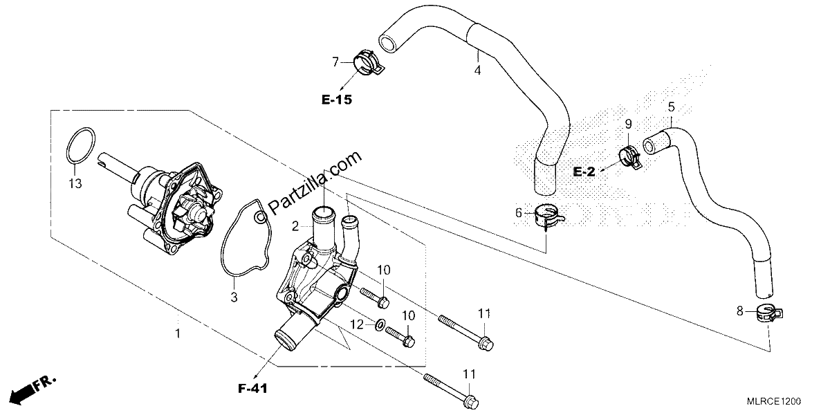 Diagrama de WATER PUMP