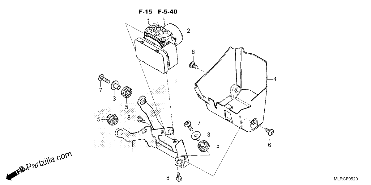 Diagrama de ABS MODULATOR