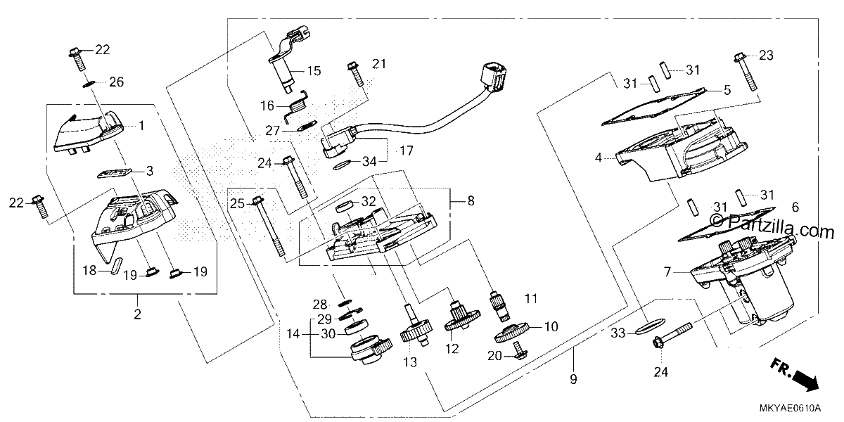 Diagrama de CLUTCH ACTUATOR
