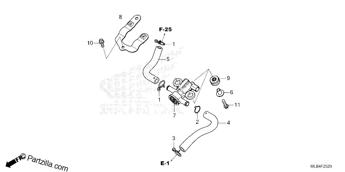 Diagrama de AIR INJECTION SOLENOID VALVE