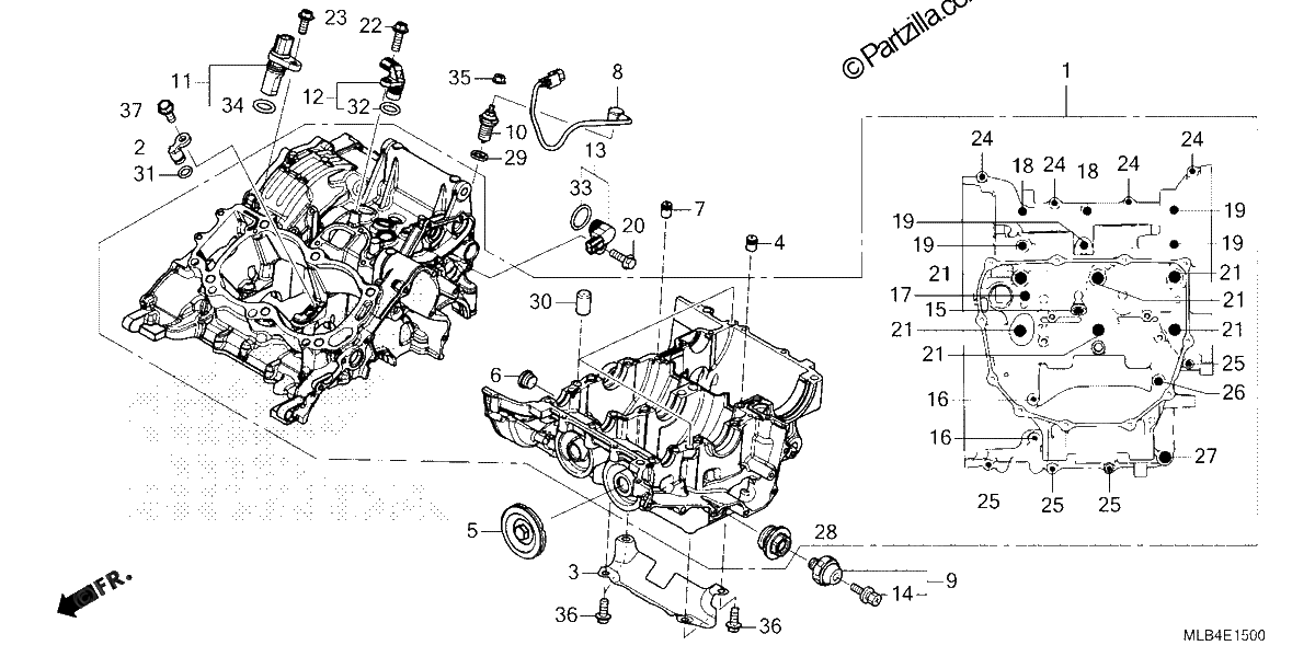 Diagrama de CRANKCASE