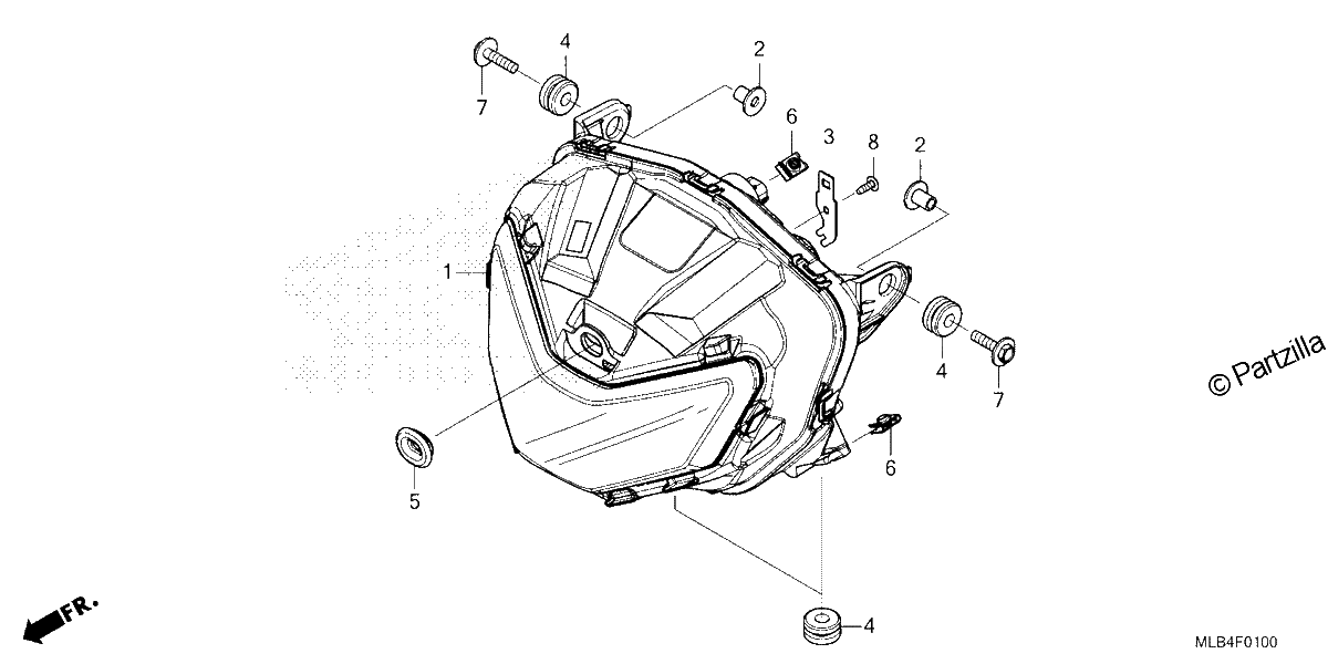 Diagrama de HEADLIGHT