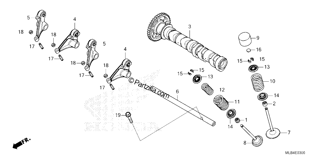 Diagrama de CAMSHAFT VALVE