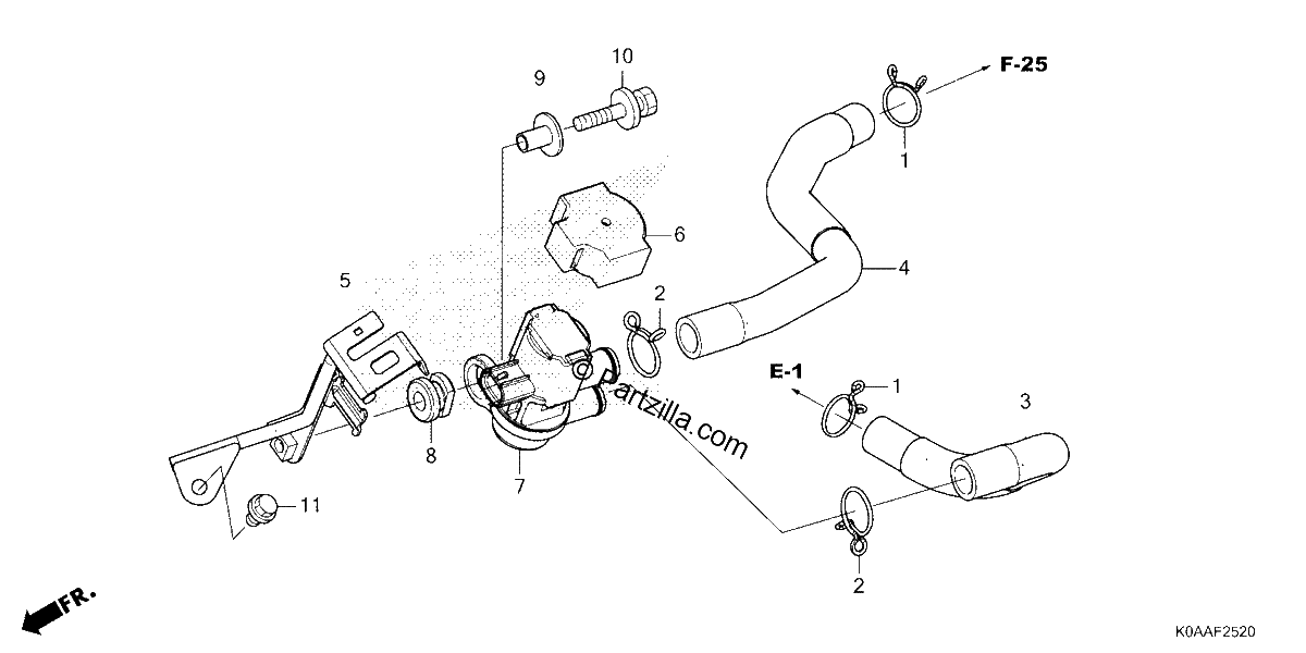Diagrama de AIR INJECTION SOLENOID VALVE