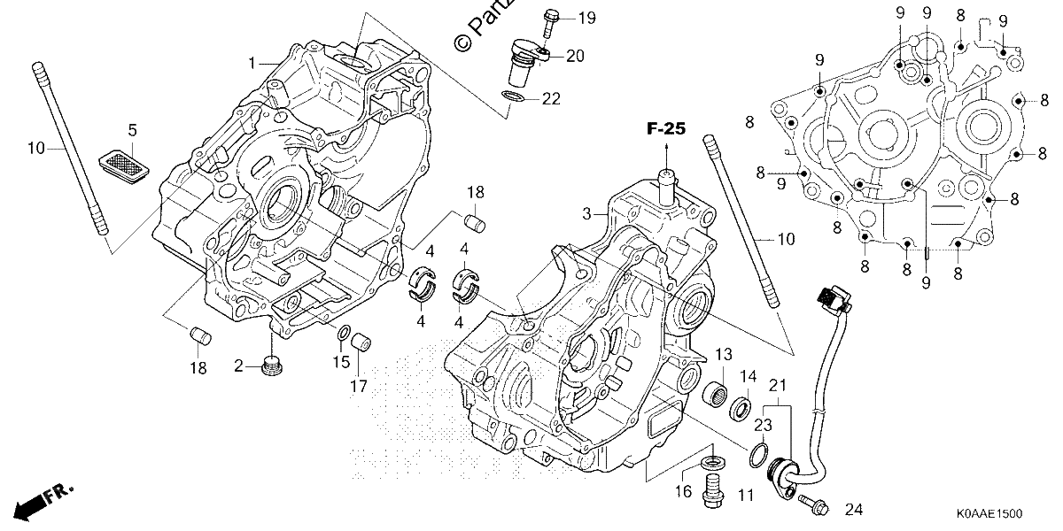 Diagrama de CRANKCASE