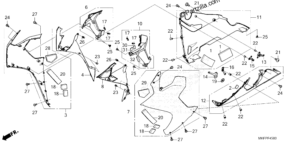 Diagrama de MIDDLE COWL