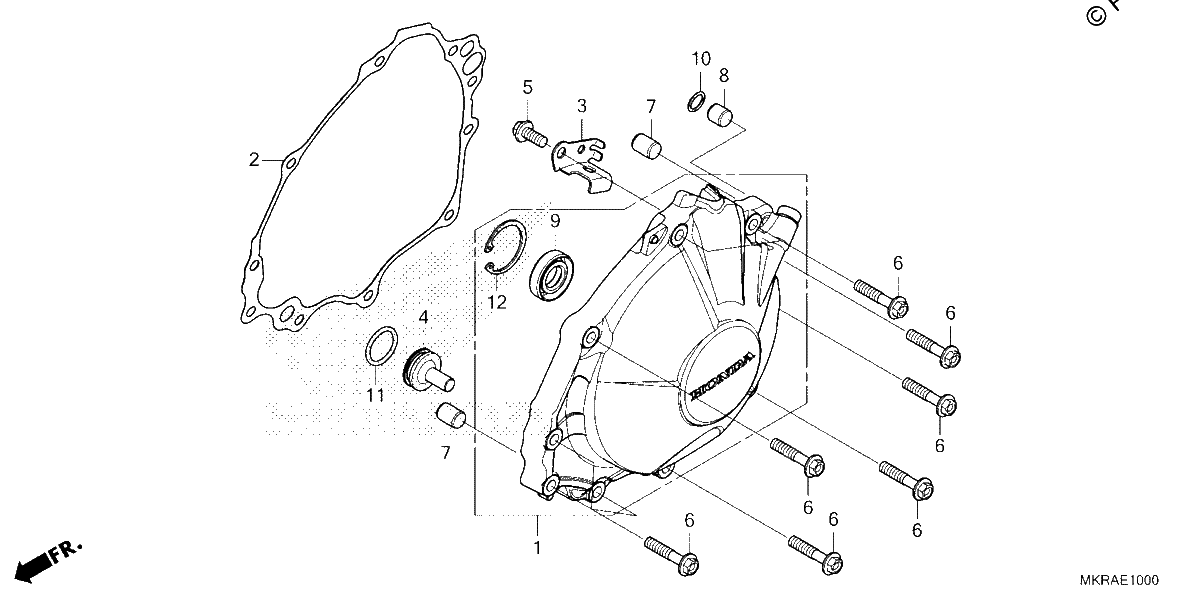 Diagrama de ALTERNATOR COVER