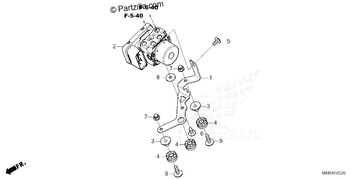 Diagrama de ABS MODULATOR