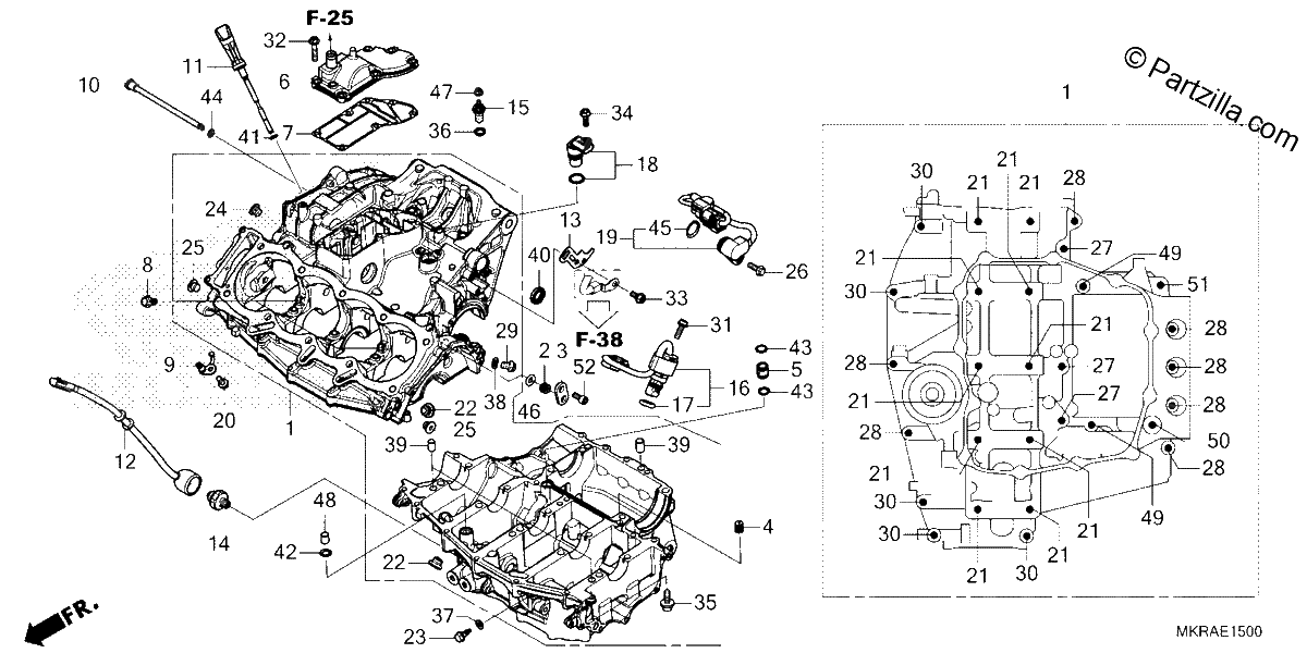 Diagrama de CRANKCASE