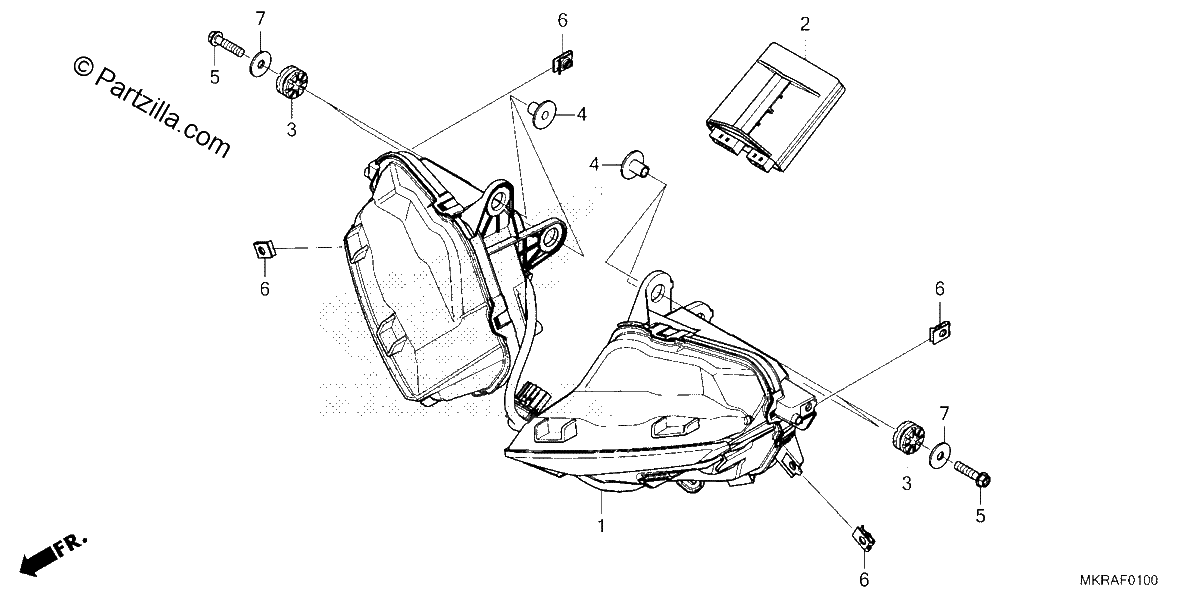 Diagrama de HEADLIGHT
