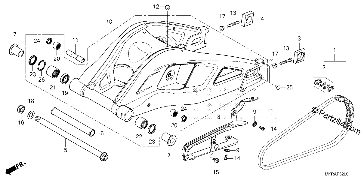 Diagrama de SWINGARM