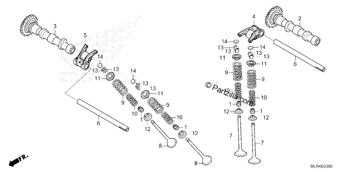 Diagrama de CAMSHAFT VALVE