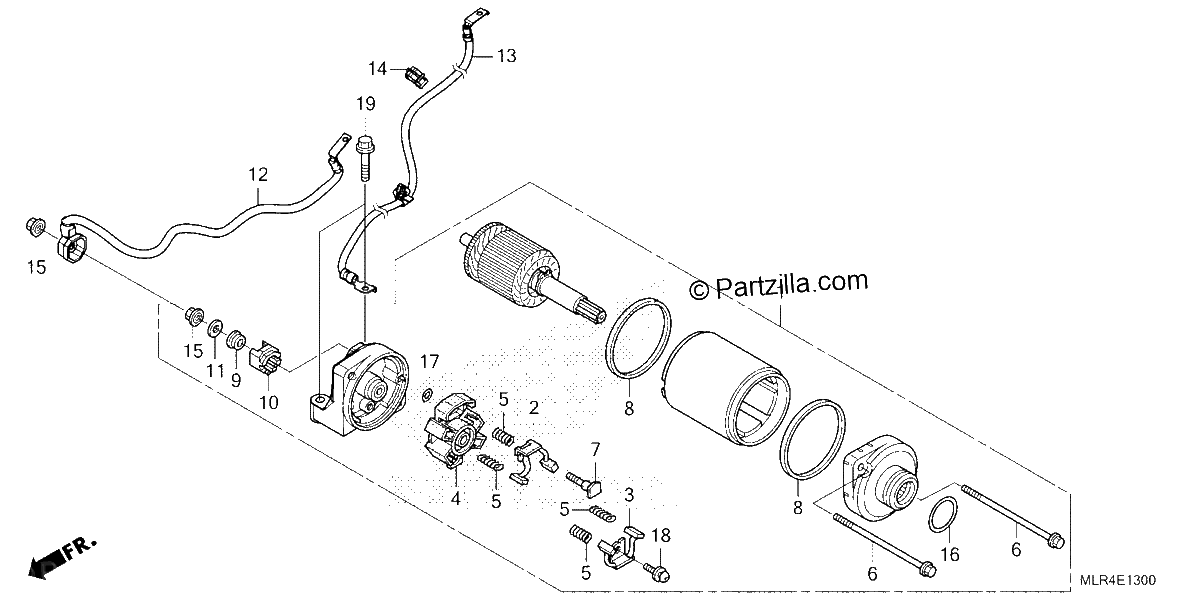 Diagrama de STARTER MOTOR