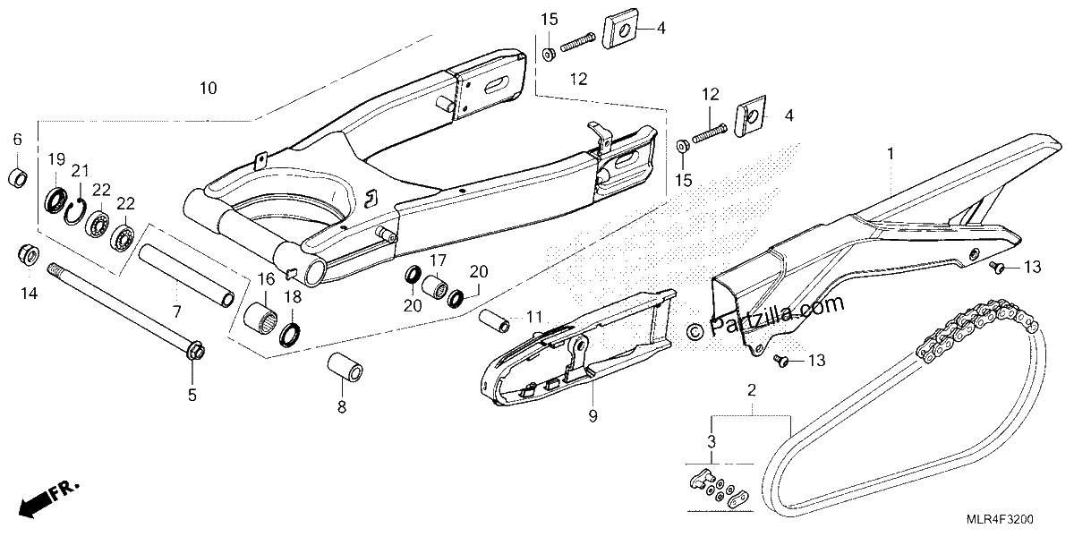 Diagrama de SWINGARM
